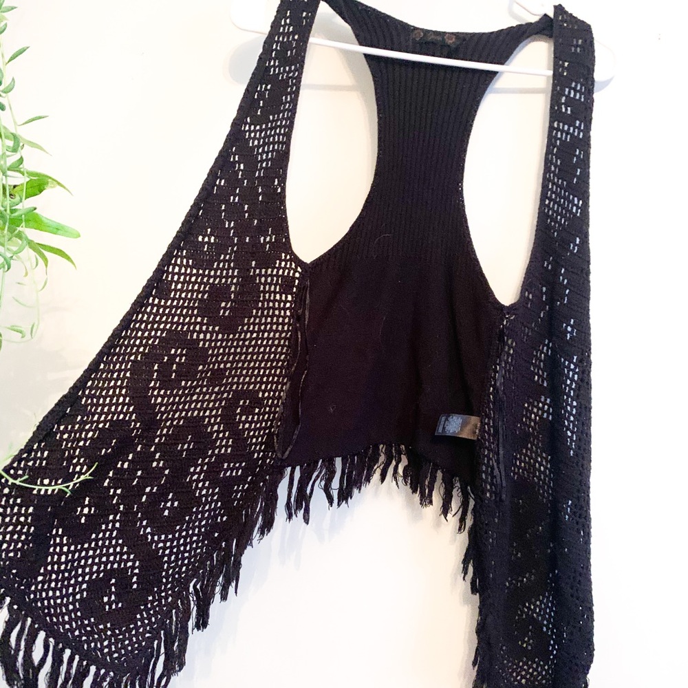 Black Guess Sweater Vest
